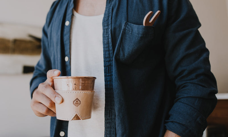 Son of a Sailor x Sertodo Cup and Leather Sleeve Set-zoom-