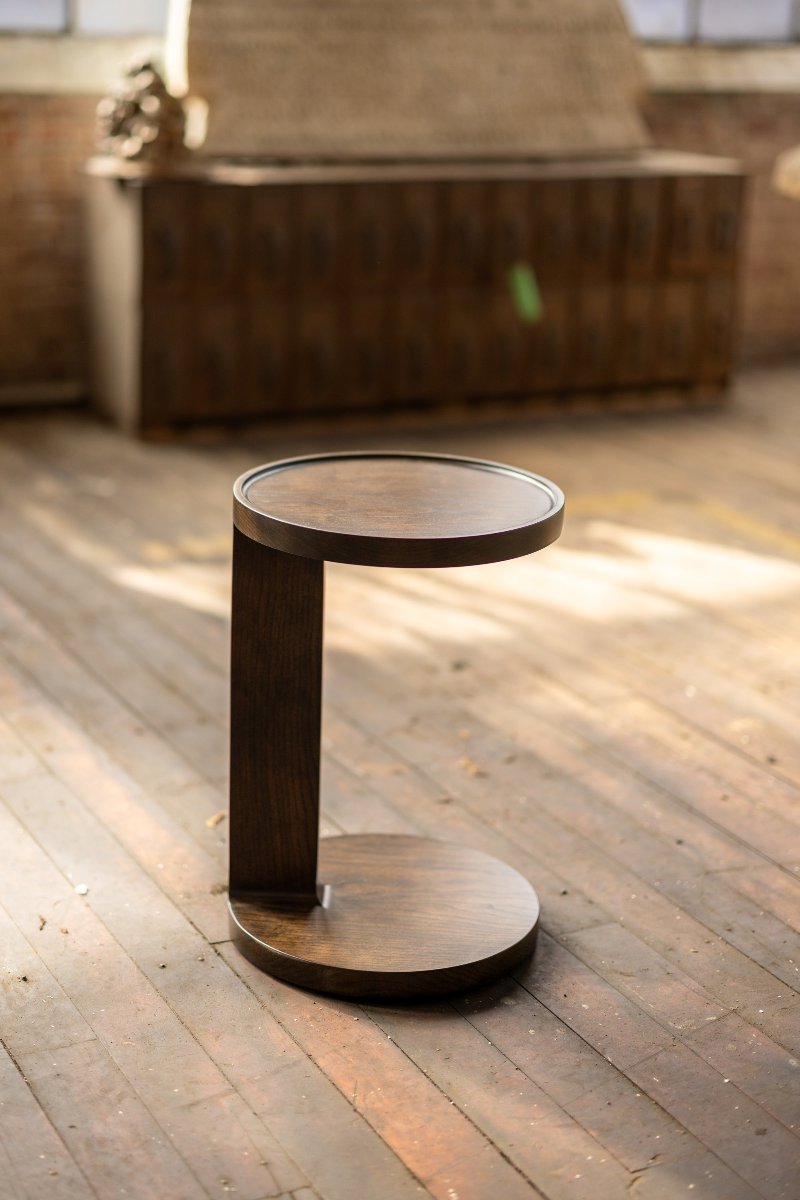 Dovetail Sofa Table | Modern Round C - Side Table - Aware House