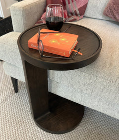 Dovetail Sofa Table | Modern Round C - Side Table - Aware House