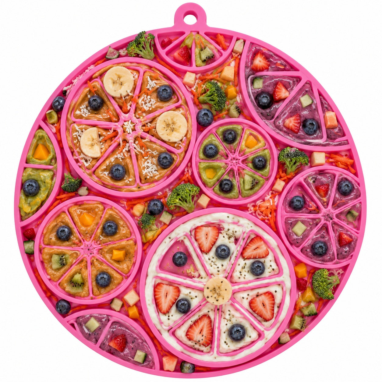 Citrus Design Lick Mat for Dogs and Cats-7