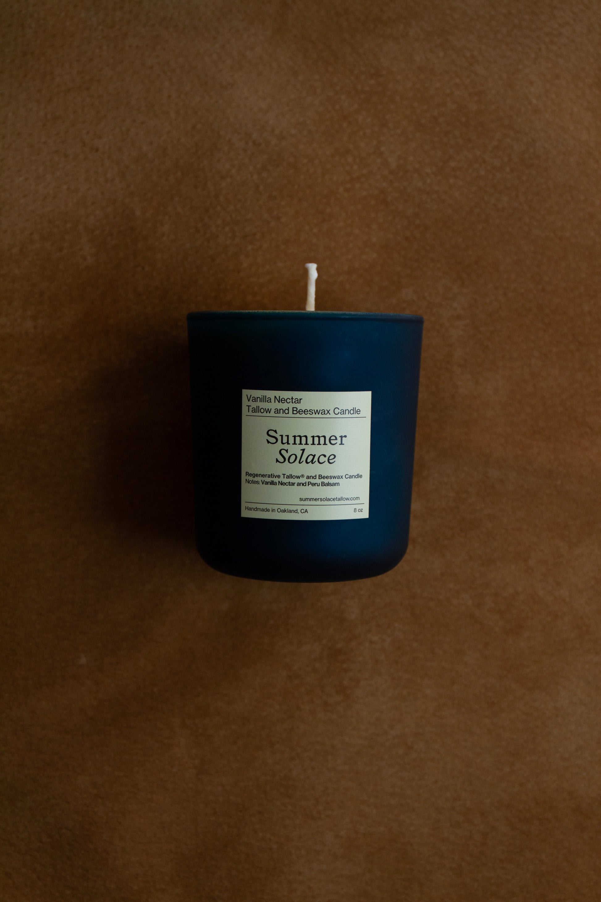 Vanilla Nectar Tallow & Beeswax Candle with Peru Balsam-7
