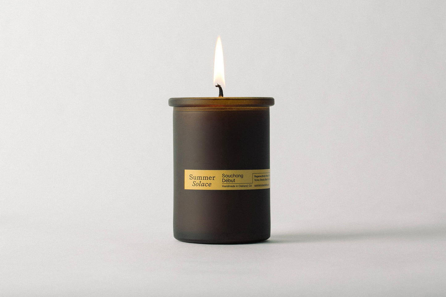 Souchong Debut Tallow Candle with Black Tea Absolute & Vetiver