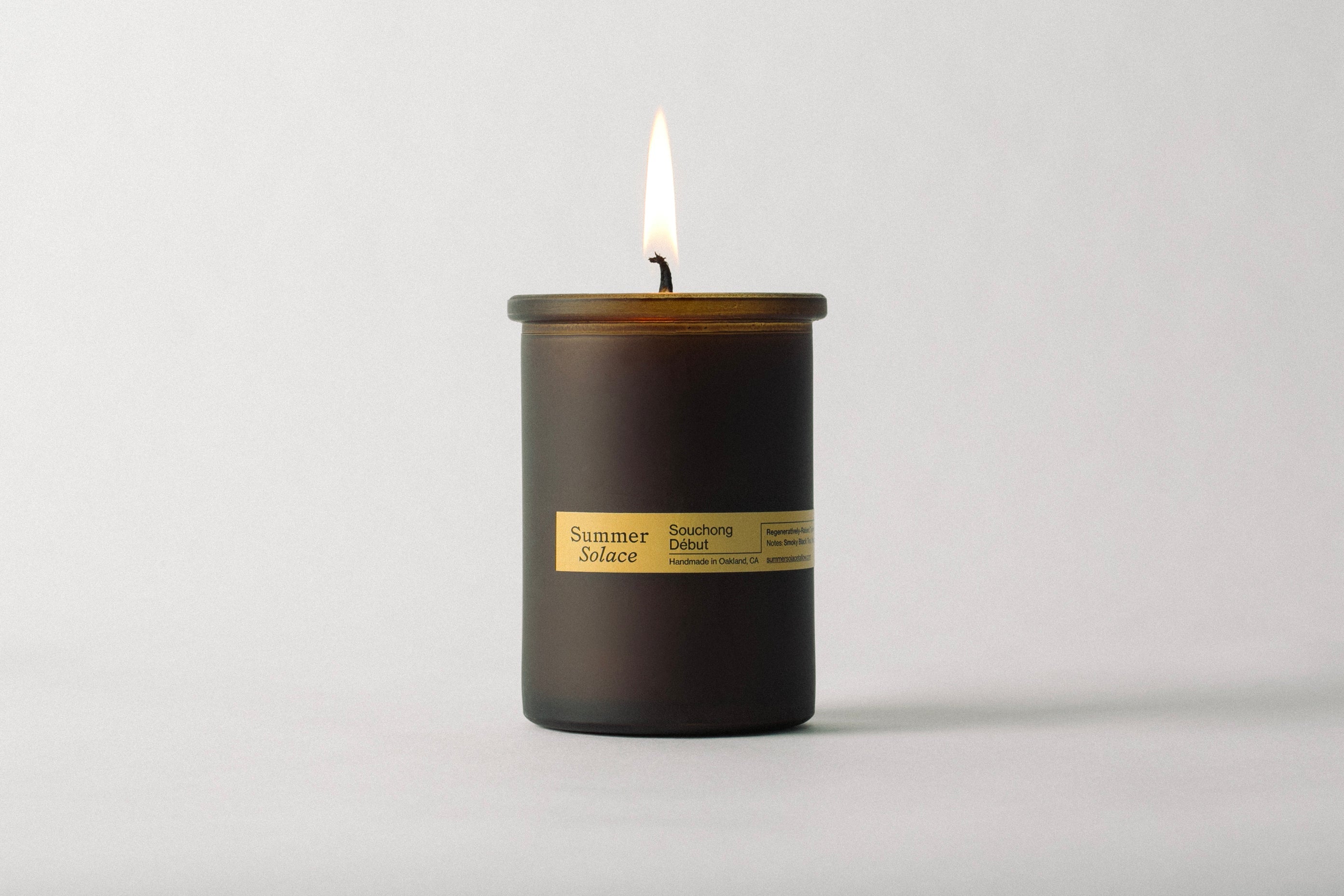 Souchong Debut Tallow Candle with Black Tea Absolute & Vetiver-zoom-4