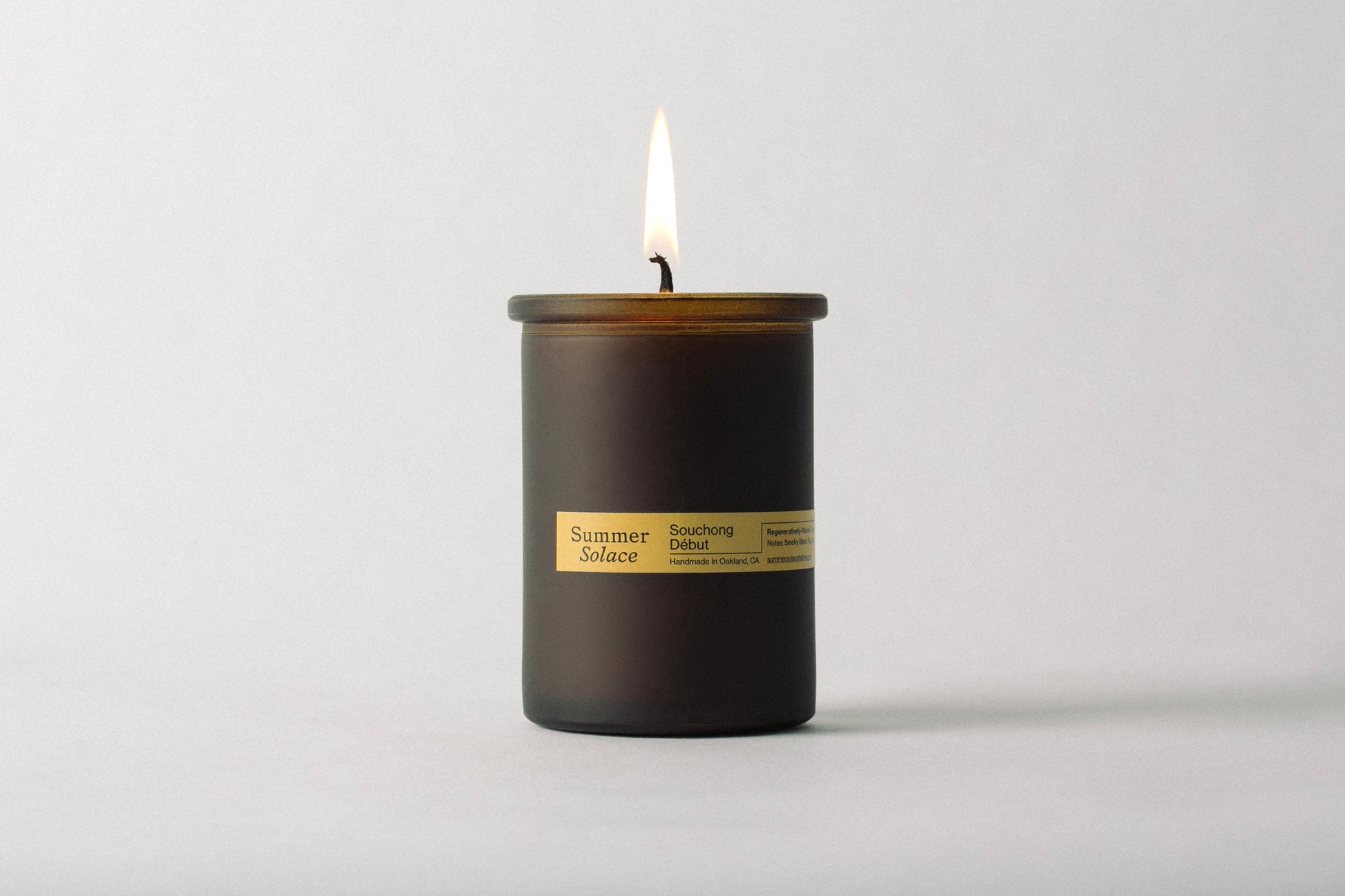 Souchong Debut Tallow Candle with Black Tea Absolute & Vetiver-7