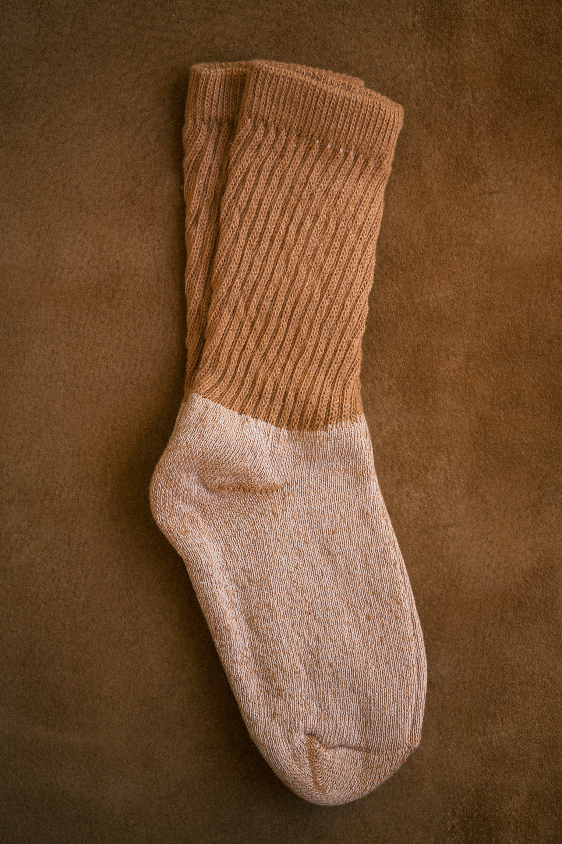 Organic Cotton Socks in Buffalo Brown | Pack of Three
