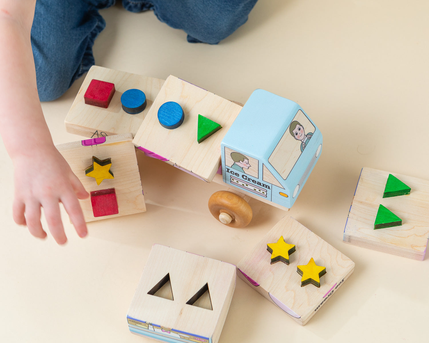 Stackable Puzzle Truck | Ice Cream Truck-zoom-3