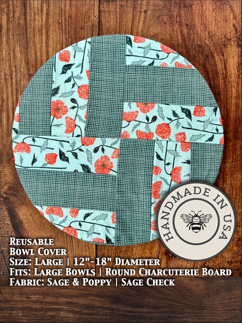 Beeswax Bread Bag | Reusable Cotton Food Storage Bag-zoom-
