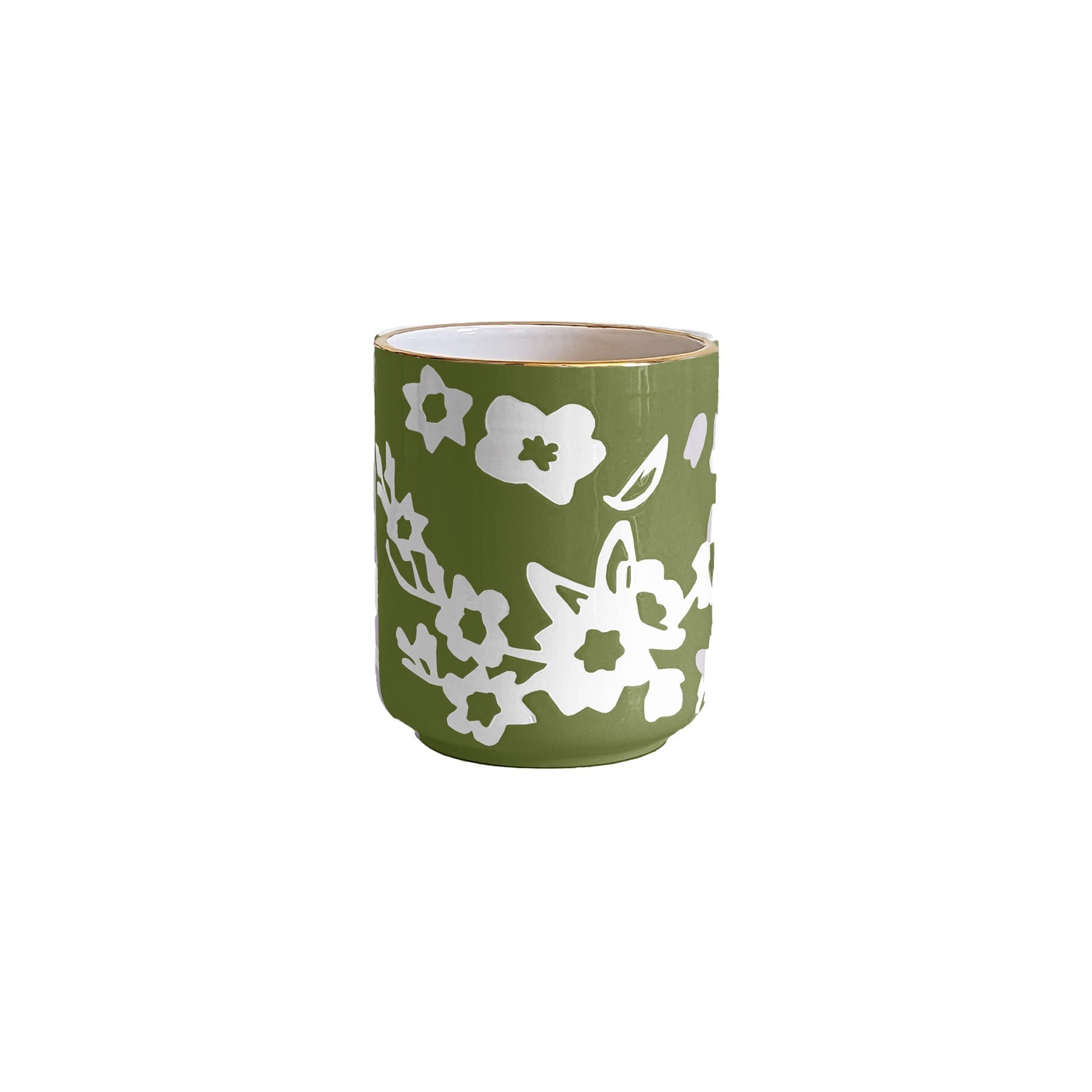 Sakura Vase with 22K Gold Accent - Aware House