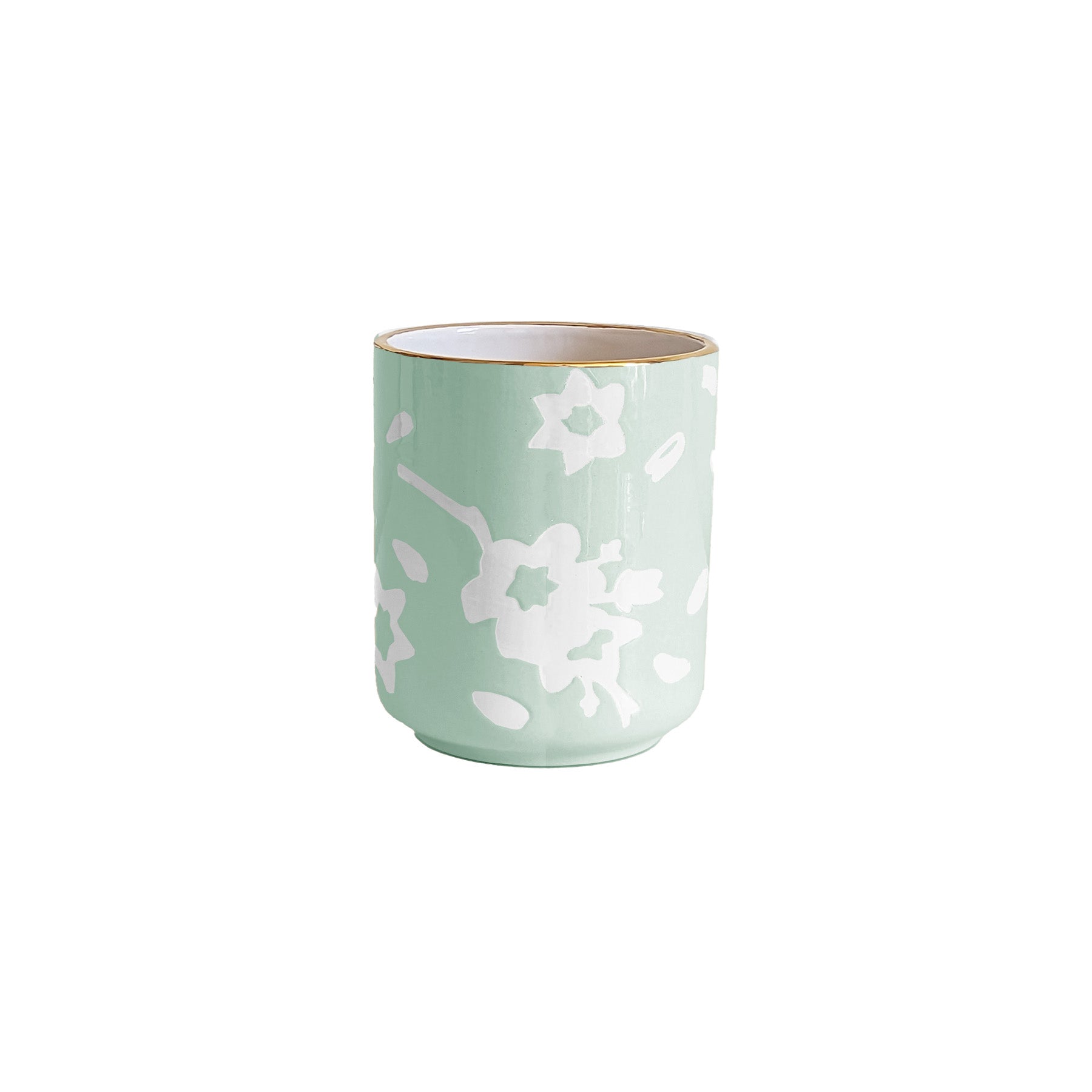 Sakura Vase with 22K Gold Accent - Aware House