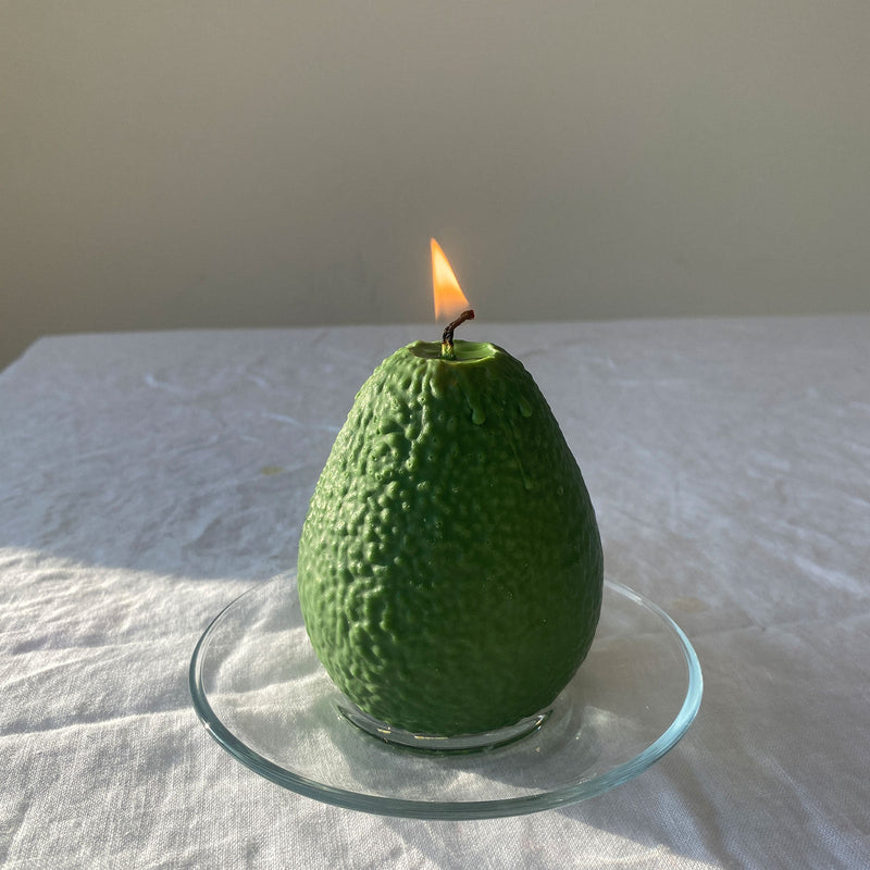 Large Avocado Candle-zoom-