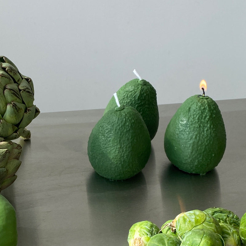 Large Avocado Candle-zoom-