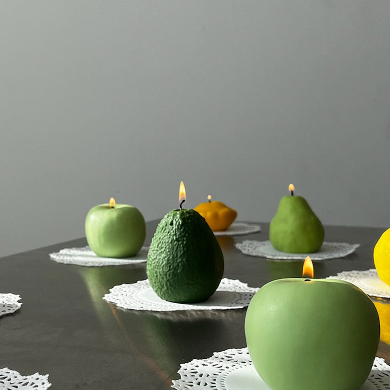 Large Avocado Candle-zoom-