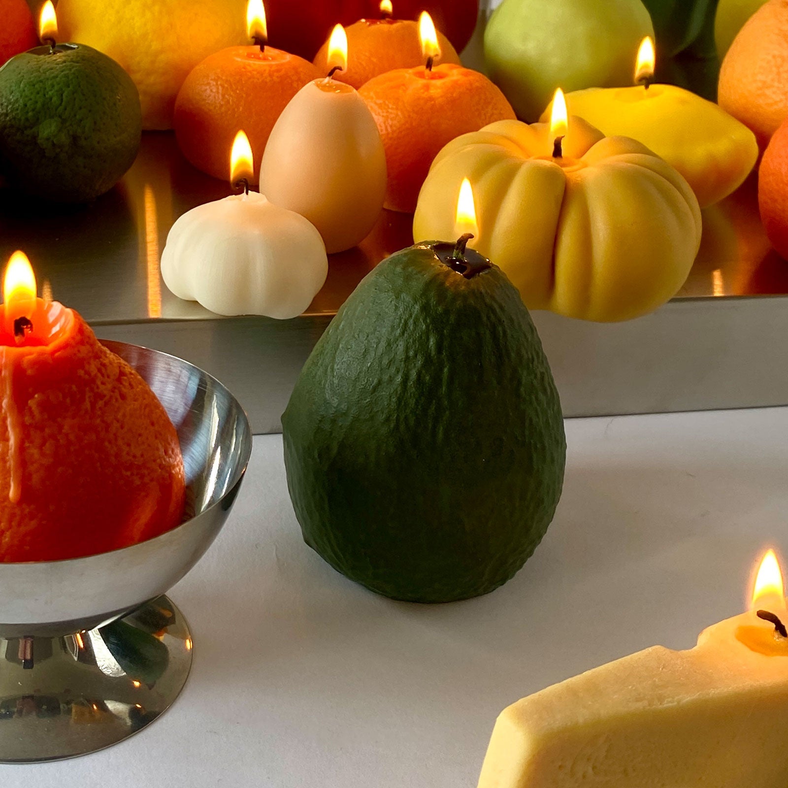 Large Avocado Candle-zoom-10