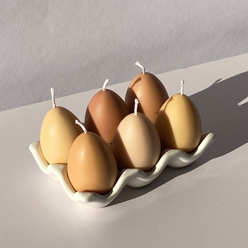 Egg Candles | Box of Six-zoom-