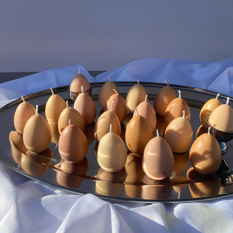 Egg Candles | Box of Six-zoom-