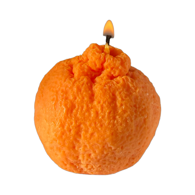 Orange Candle | Single-zoom-