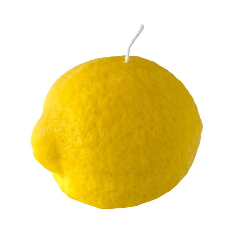 Large Lemon Candle-zoom-