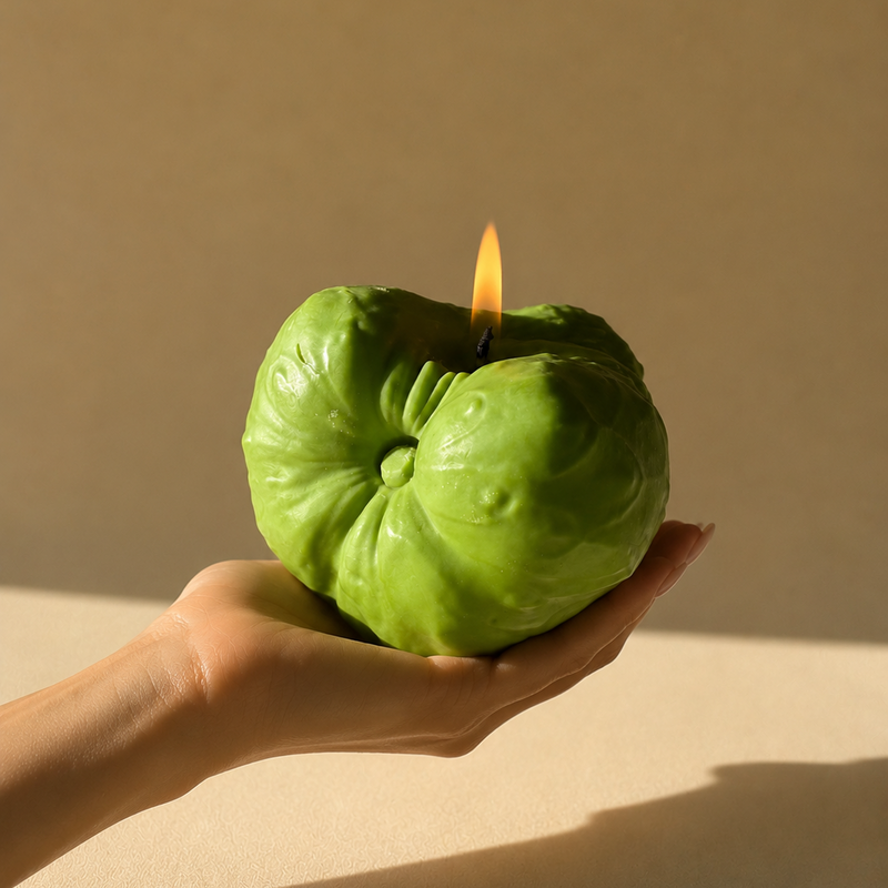 Large Cherimoya Candle-zoom-