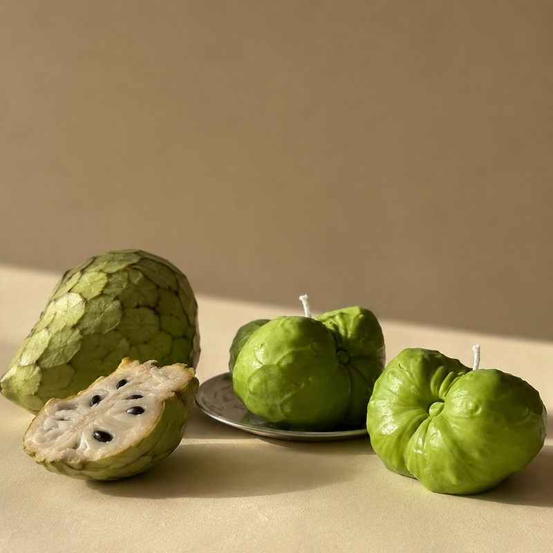 Large Cherimoya Candle-zoom-