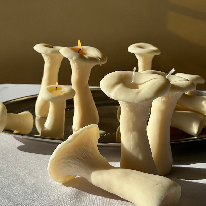 Mushroom Candle Set | Pack of Three-zoom-