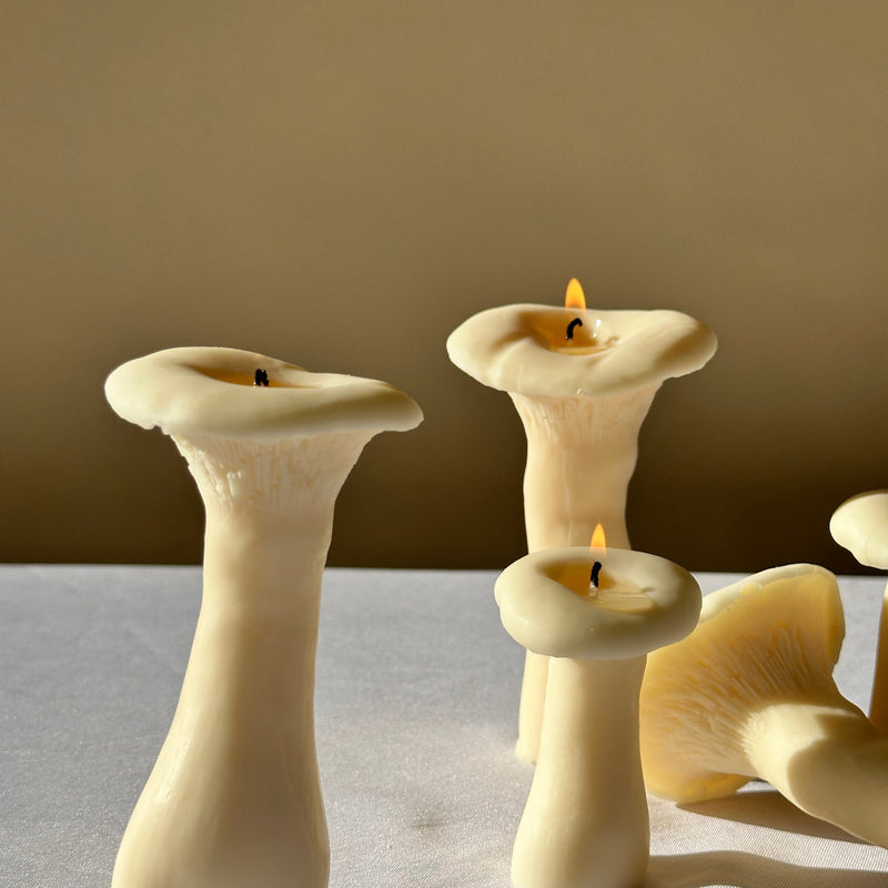 Mushroom Candle Set | Pack of Three-zoom-
