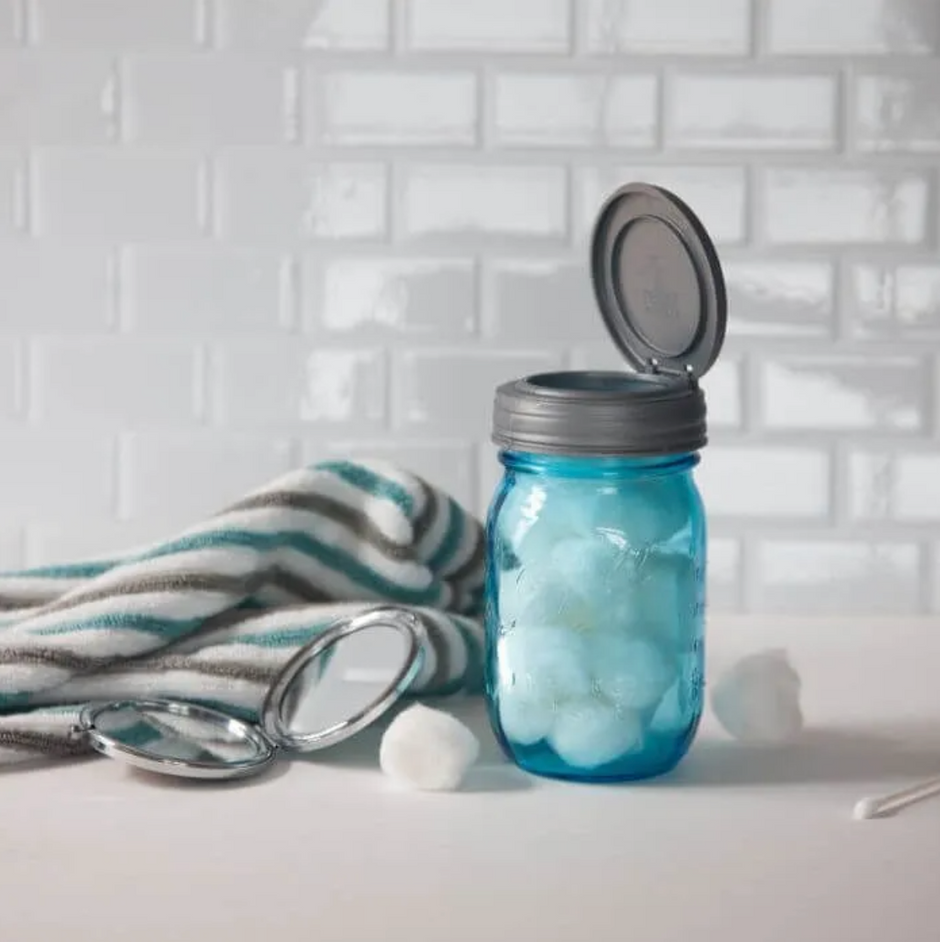 reCAP® Regular Mouth Mason Jar FLIP Top Lid