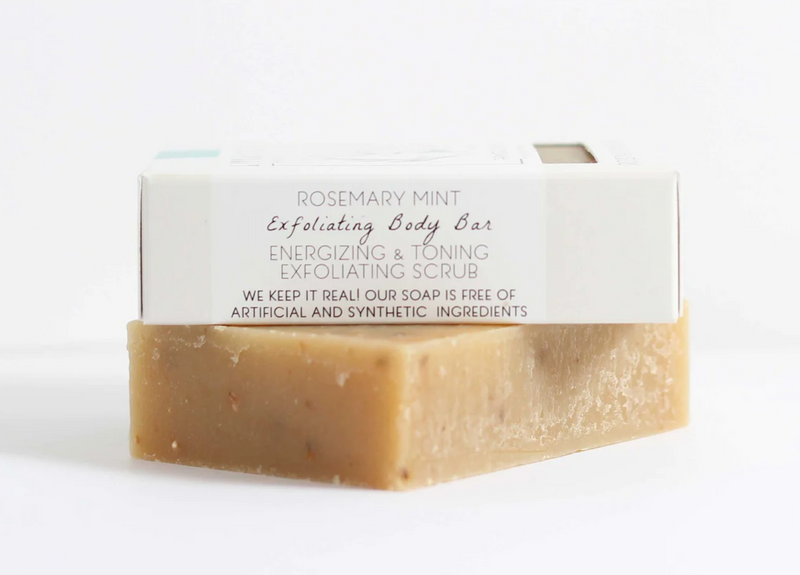 Rosemary Mint Scrub Bar Soap-zoom-