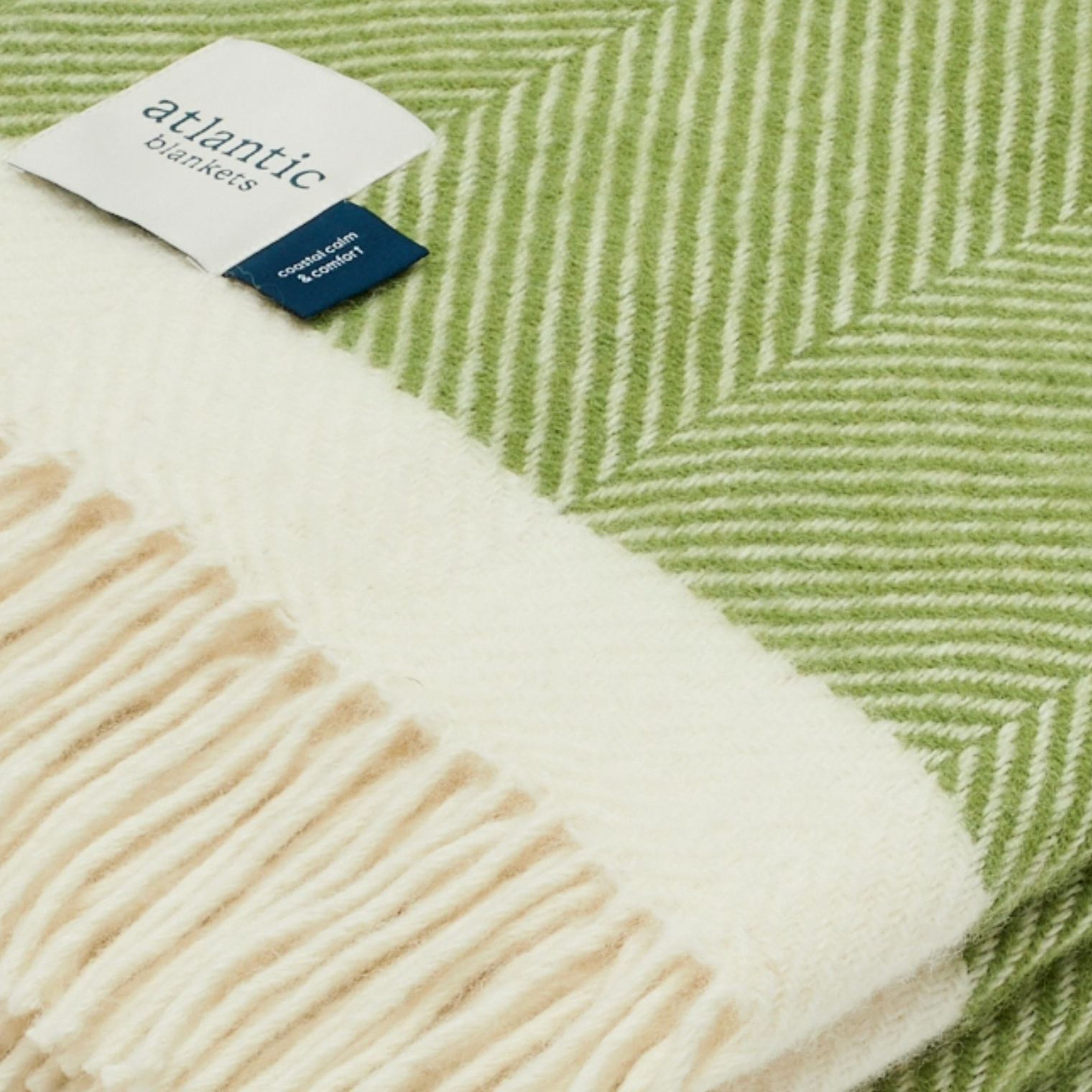 Herringbone Wool Blanket-zoom-5
