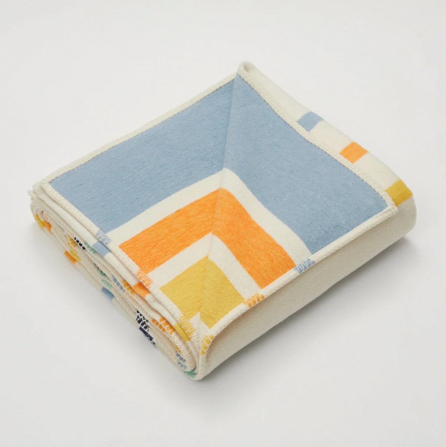 Bright Stripe Recycled Cotton Blanket