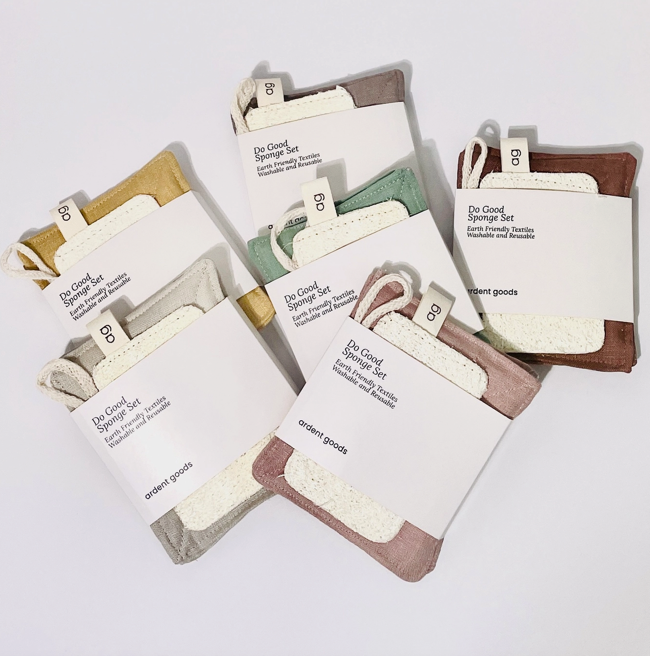 Reusable Linen Sponge & Loofa Set