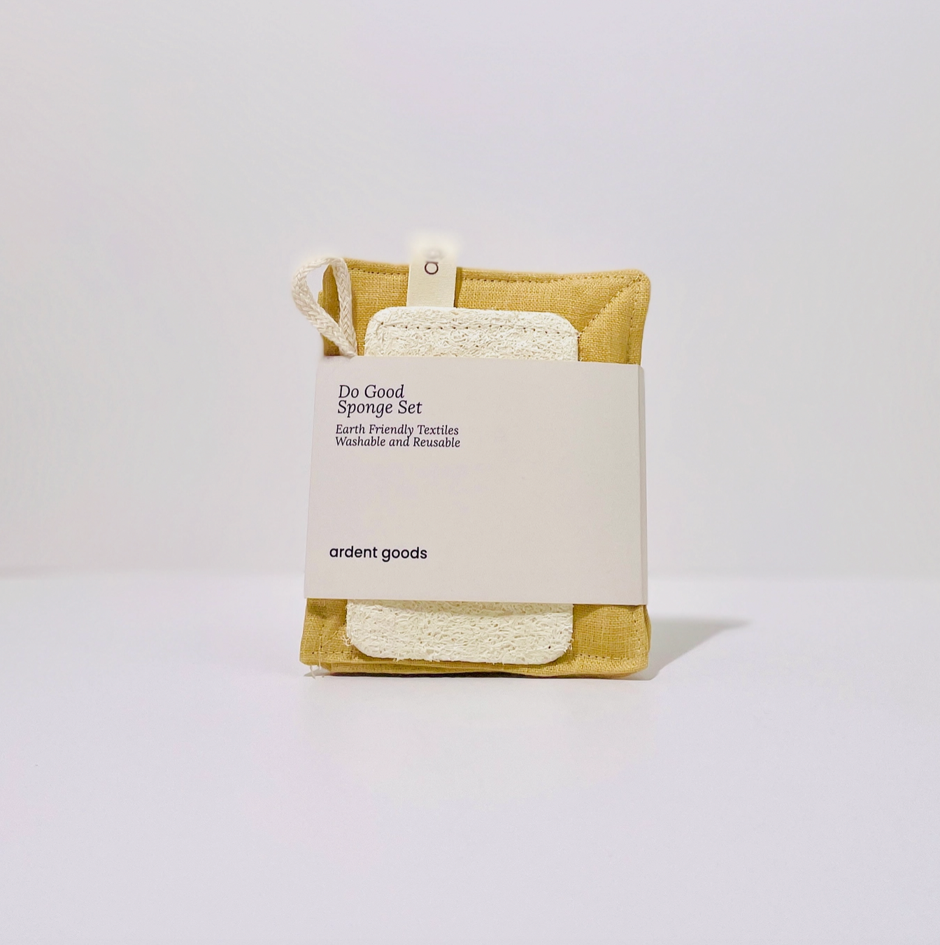 Reusable Linen Sponge & Loofa Set-zoom-4