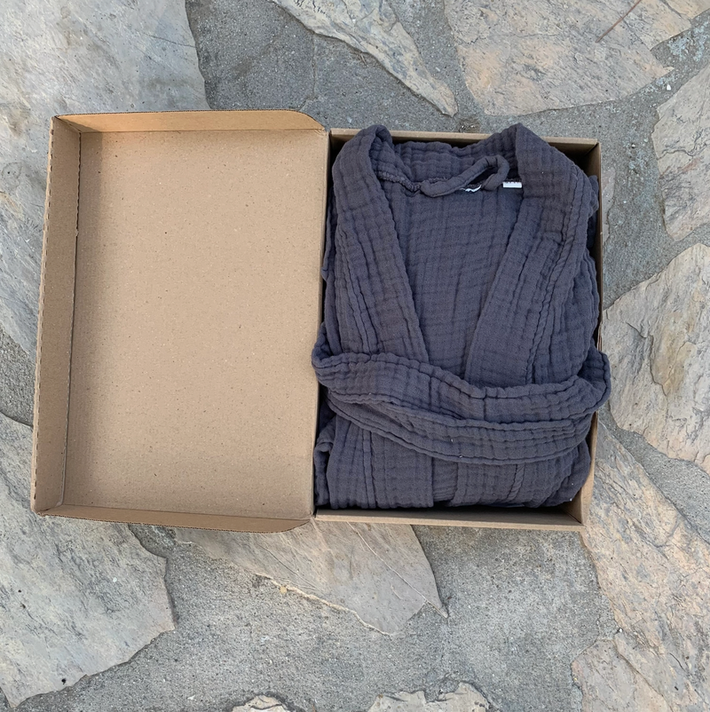 Muslin Bath Robe-zoom-