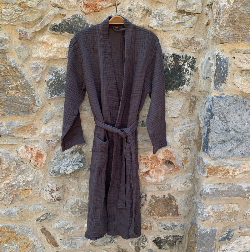 Muslin Bath Robe-zoom-