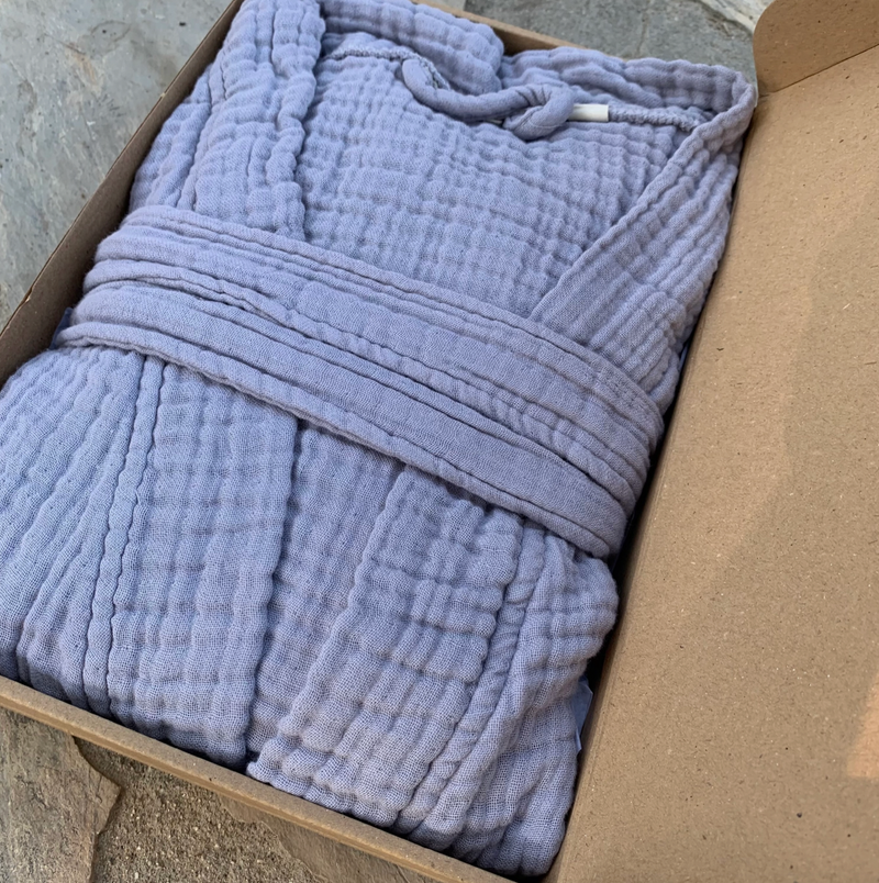 Muslin Bath Robe-zoom-