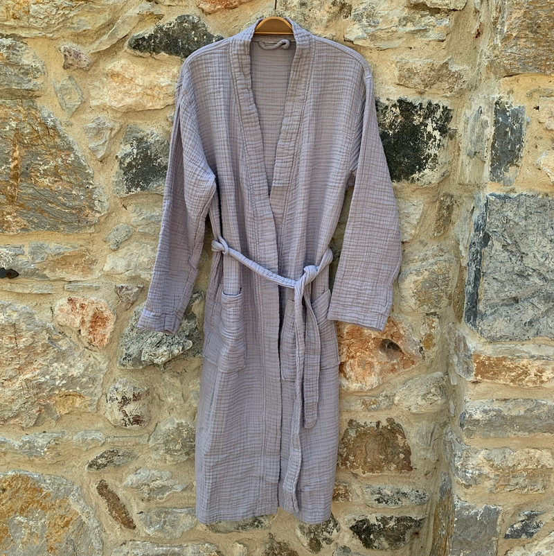 Muslin Bath Robe-zoom-