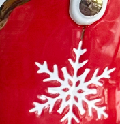 Santa's Cowboy Boot Vase-zoom-