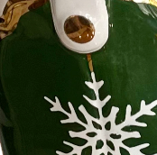 Santa's Cowboy Boot Vase-5
