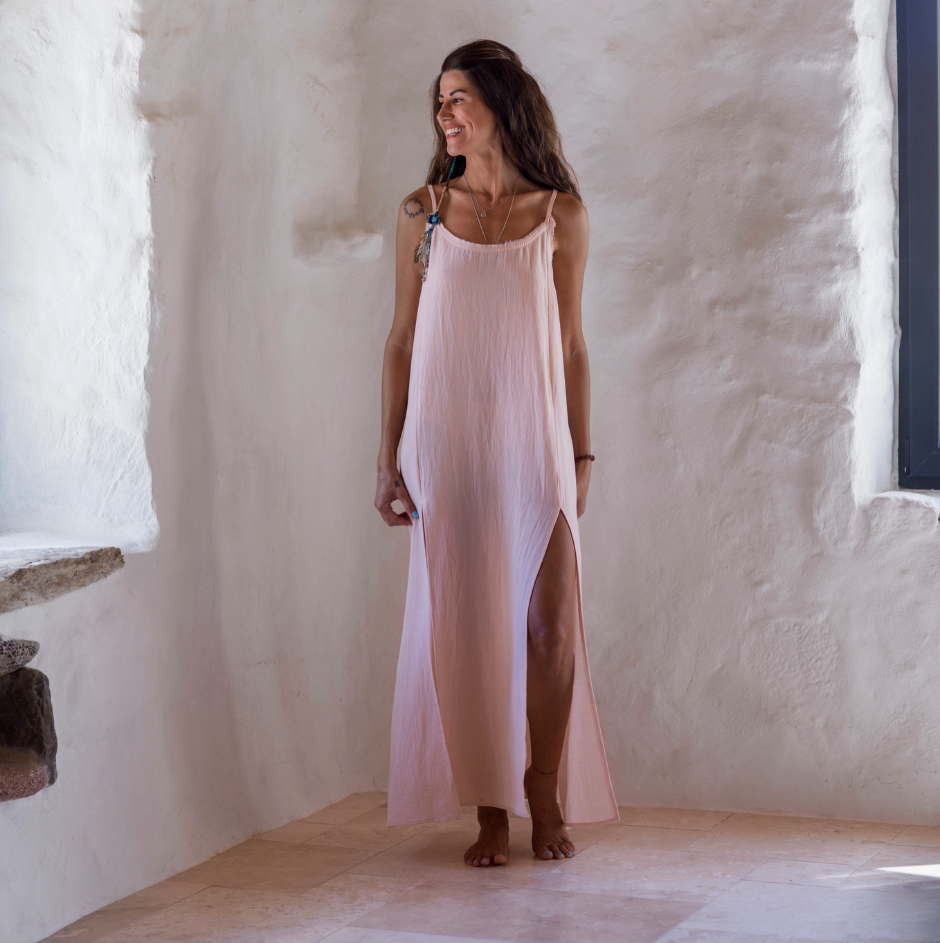 Organic Sile Maxi Dress