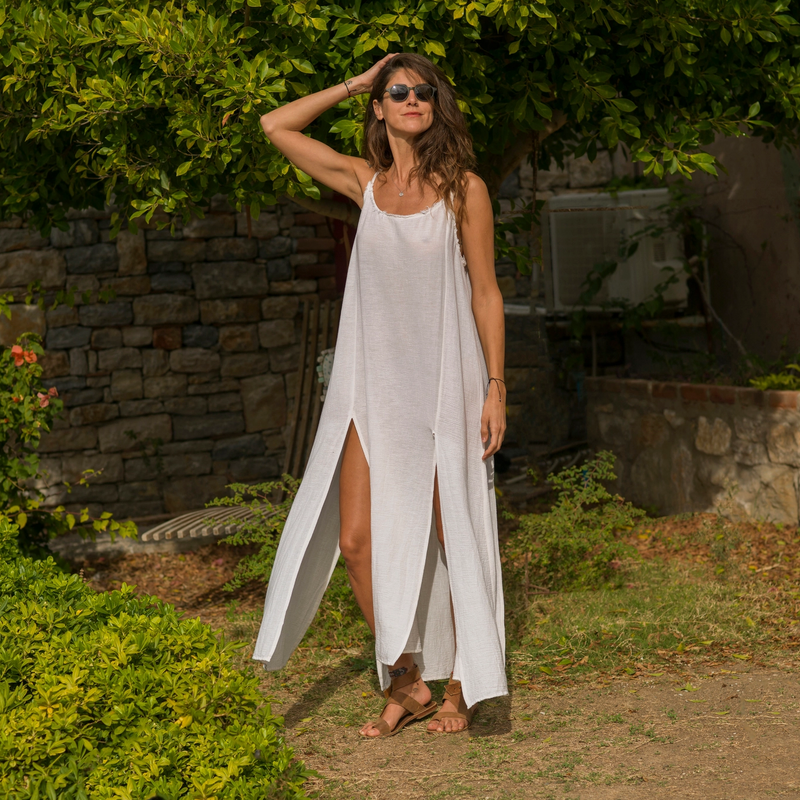 Organic Sile Maxi Dress-zoom-
