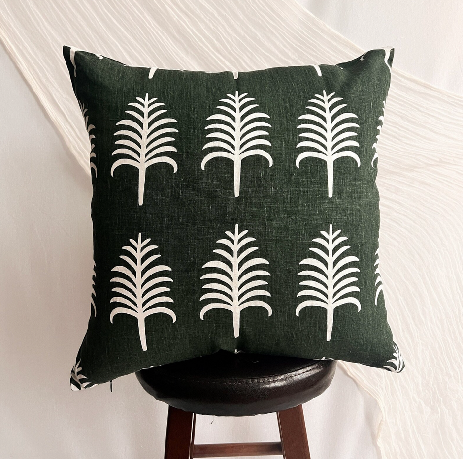 Coastal Calm Linen Pillow Cover  (Set of 2)