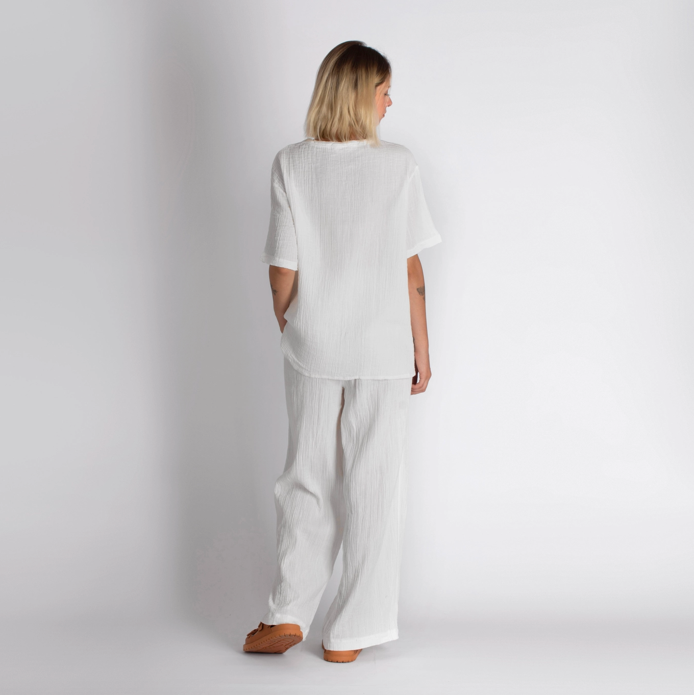 Double-Layered Muslin T-Shirt