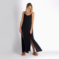 Double-Layered Muslin Maxi Dress