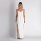 Double-Layered Muslin Maxi Dress