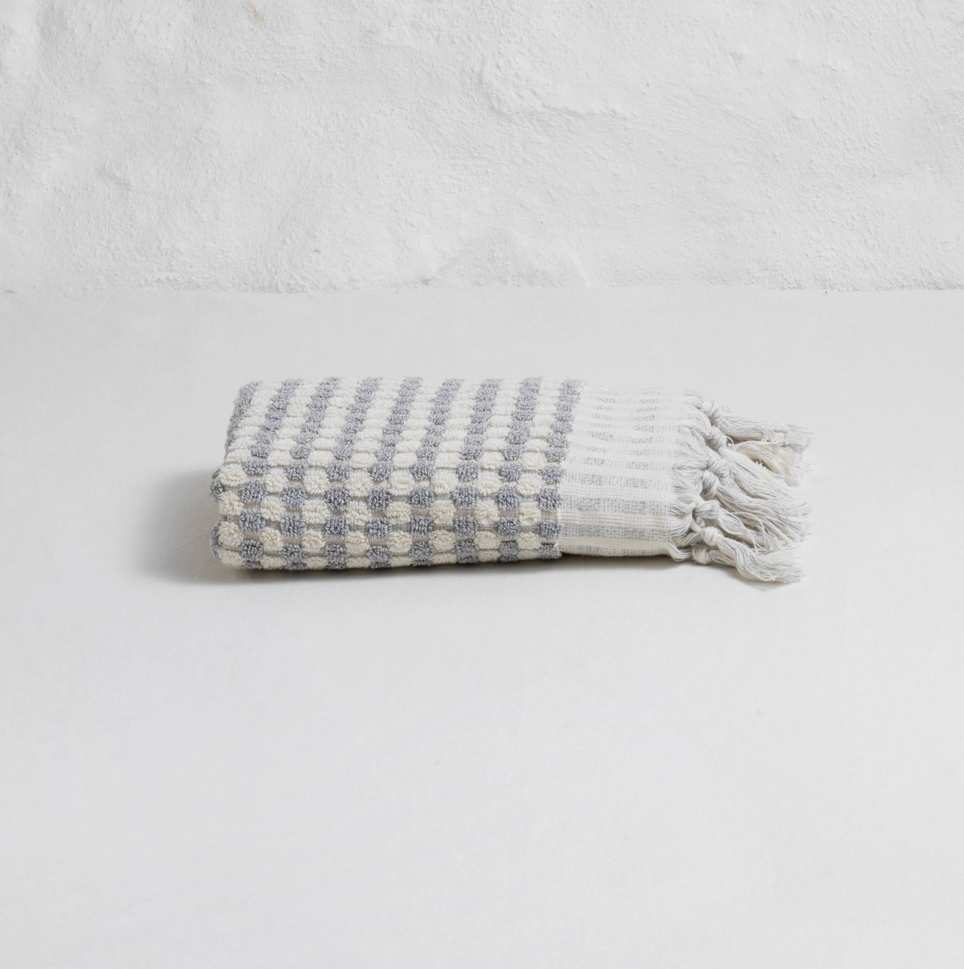 Dotted Terry Hand Towel - Set of Two-zoom-1