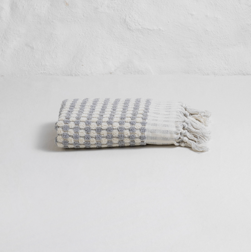 Dotted Terry Hand Towel - Set of Two-zoom-