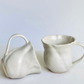 Ecru Tulip Mugs (Set of 2)