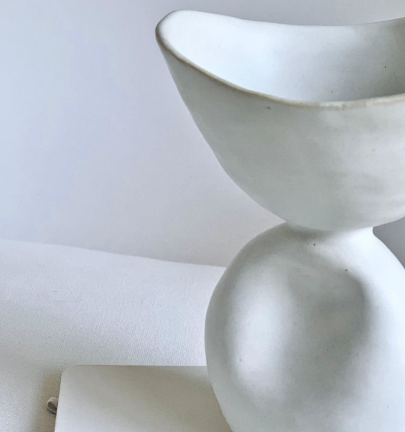 Sculptural Pedestal Bowl-zoom-