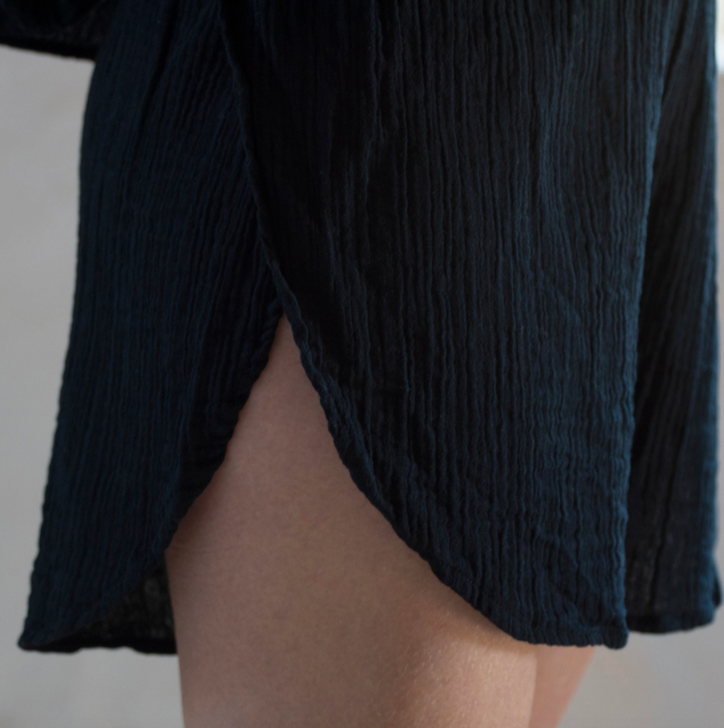 Double-Layered Muslin Shorts-zoom-