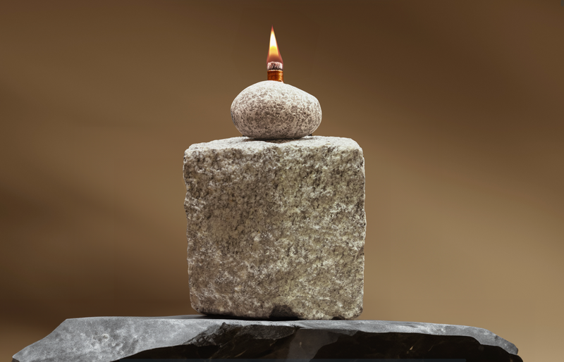 Stone Base Oil Torch-zoom-