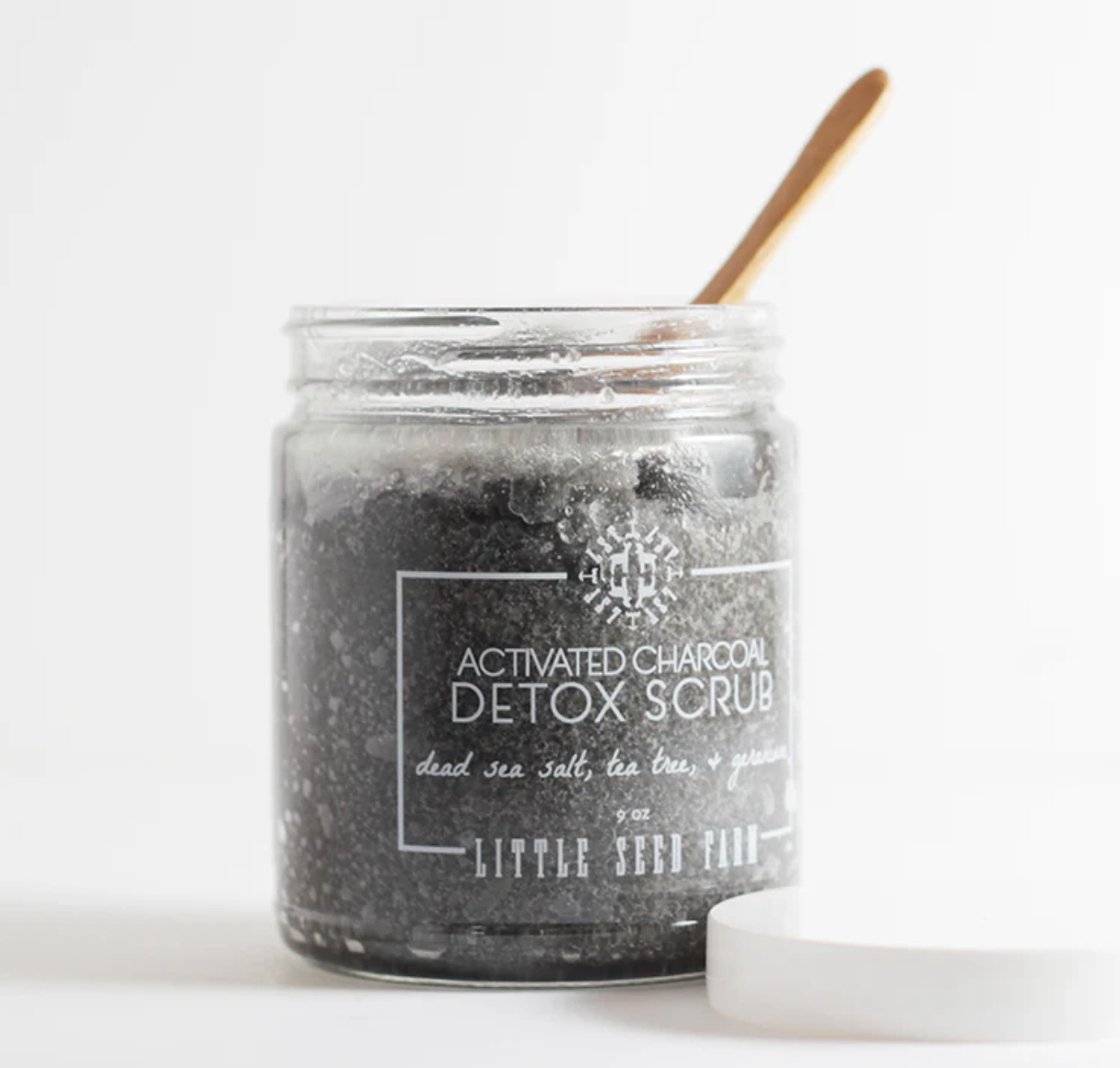 Activated Charcoal Detox Salt Scrub